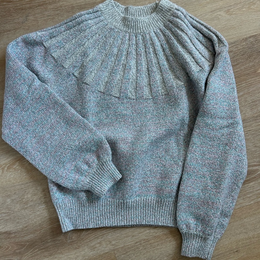 Crewcuts Grey Metallic Sweater